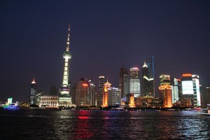 Pudong, le soir