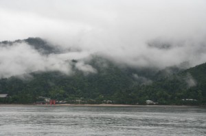 Miyajima in the clouds